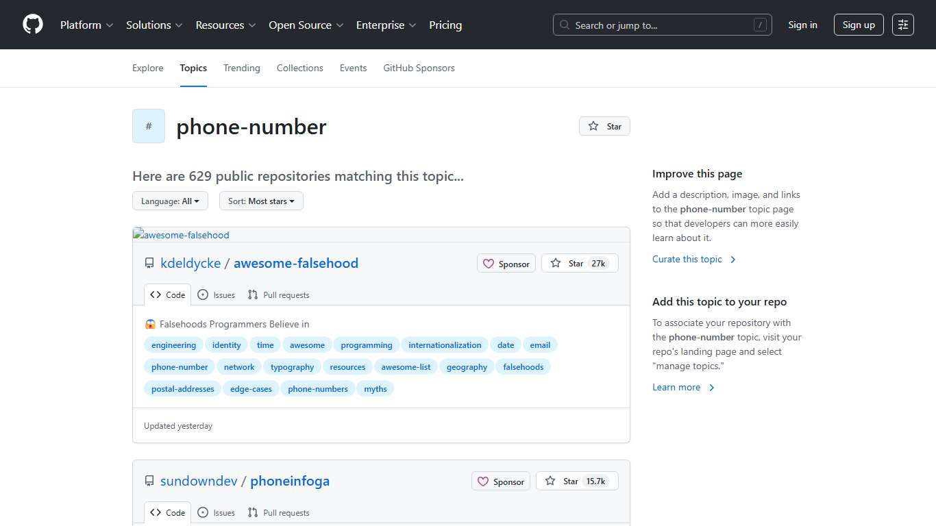 phone-number · GitHub Topics · GitHub